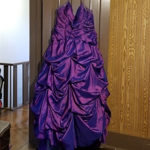 Royal Purple Prom Dress